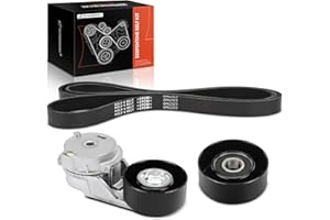 A-Premium Engine Serpentine Belt Drive Kit Compatible with Chevrolet Trailblazer 2002-2009 & GMC Envoy & Buick Rainier & Isuz