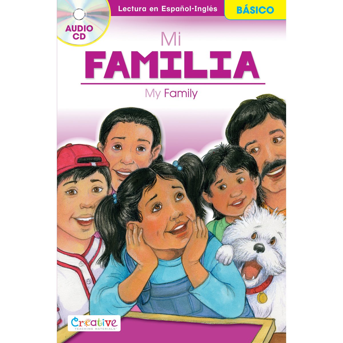 Pbs Publishing Creative Teaching Materials Spanish-English Book with CD-My Family