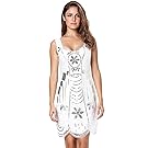 Clothin Womens 1920s Sequin Flapper Dress Gatsby Party(XL,White-Q1)