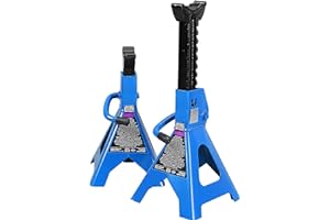 OKSTENCK 6 Ton 2 Pack Axle Stand，Adjustable Jack Car Stand (13,000 lb) Capacity, Car Truck, for Farm, Auto Repair Store, Home