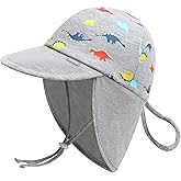 Duoyeree UPF 50+ Baby Sun Hat with Ear and Neck Protection - Toddler Beach Hat for Boys & Girls - Ideal for Summer Fun
