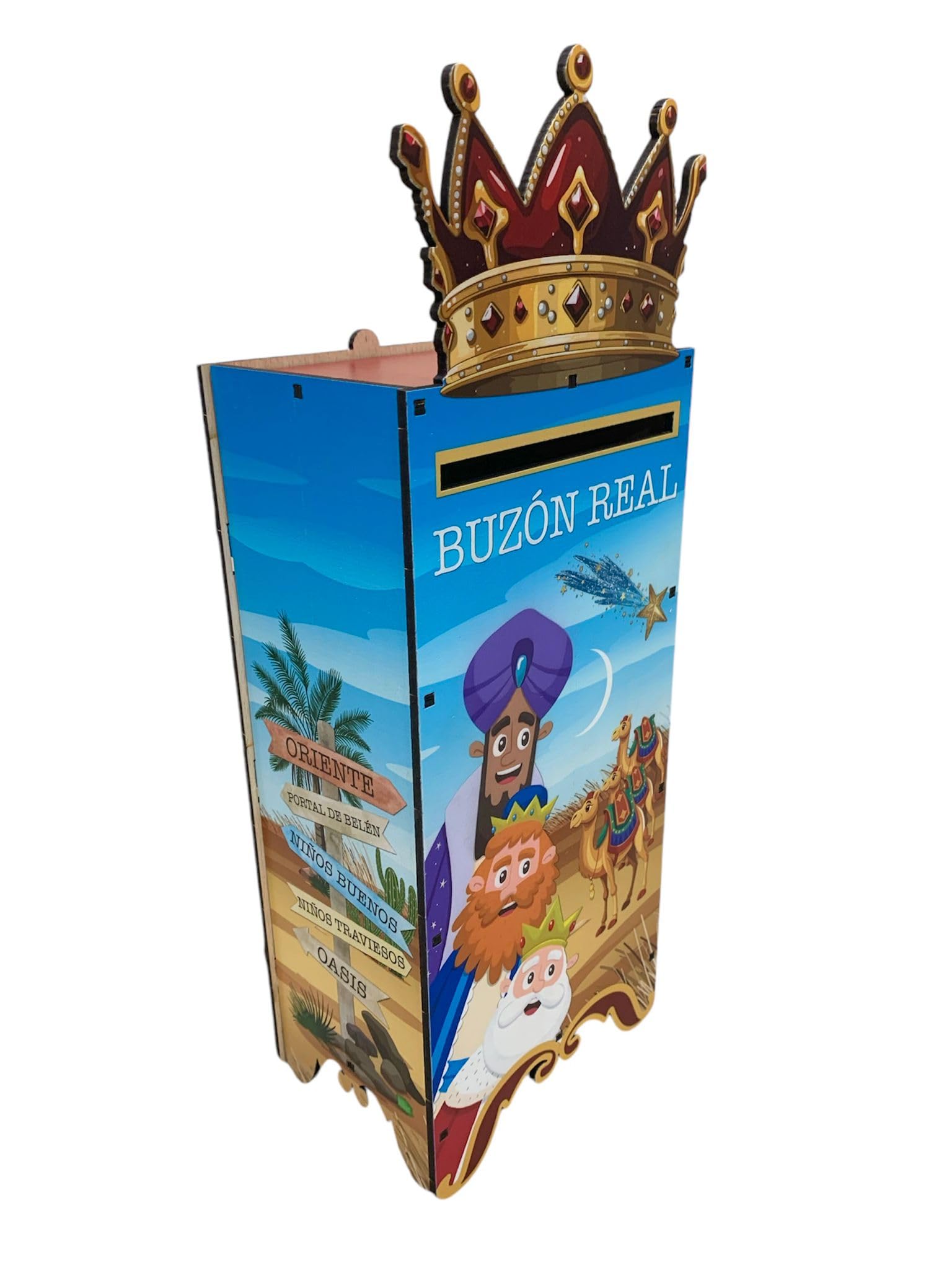 Royal Mailbox and Melchor Gaspar Baltasar, (Three Kings)