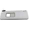 Forwinparts Front Left Driver Side Sun Visor for Toyota 4Runner 2010-2024 74320-35A91-B1 7432035A91B1 with Vanity Light Gray