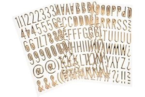 NIYANGLE Lot de 3 feuilles de lettres de l'alphabet 3D dorées métallisées pour scrapbooking, loisirs créatifs et photo 2,5 cm