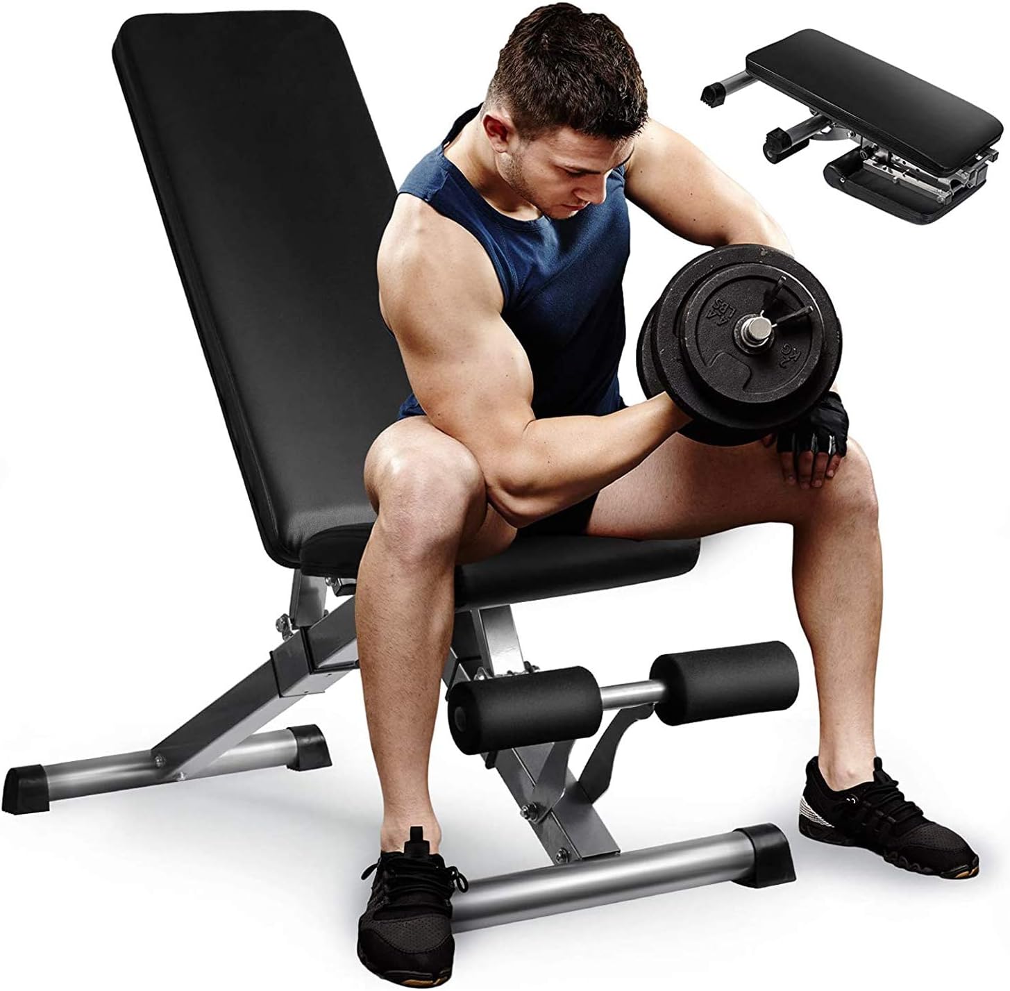 Aebow Weight Bench for Bench Press, Foldable Weights Bench Aebow Weight Bench for Bench Press, Foldable Weights Bench