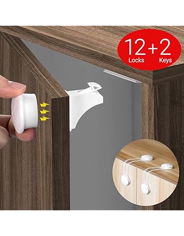 4 Bloque Porte 12 Protege Coin Protections D Angle 10 Verrous De Securite Pour Tiroirs Placard Armoires 24 Caches Prises 50 Pieces Kit De Securite Pour Enfants Bebe Avec 2 Bandes Adhesiv
