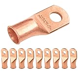 SELTERM 10pcs 1/0 AWG - 5/16" Stud - Battery