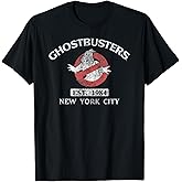 Ghostbusters Est. 1984 New York City Retro Movie T-Shirt