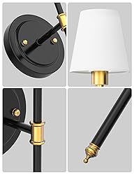 DORESshop Battery Operated Wall Sconce Set of