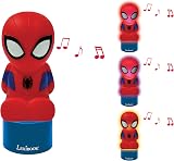 LEXIBOOK Spiderman Nightlight and Speaker for Children NS01SP Blue Red view 2