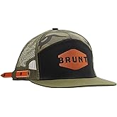Brunt Flat Brim Snapback - Work Hat with Built-in Pencil Holder - One Size Fits Most