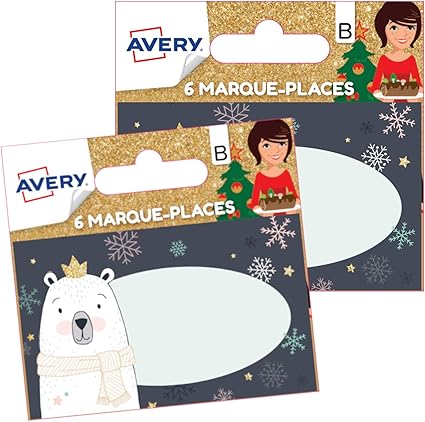 Segnaposto Natalizi Amazon.Avery Set Di 12 Segnaposto Natalizio Magico Amazon It Cancelleria E Prodotti Per Ufficio