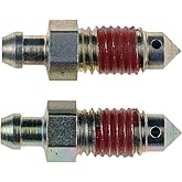 Dorman 12702 Brake Bleeder Screws - Quick Bleeders - M10-1.5 X 33 mm | Fits Select Models, 2 Pack