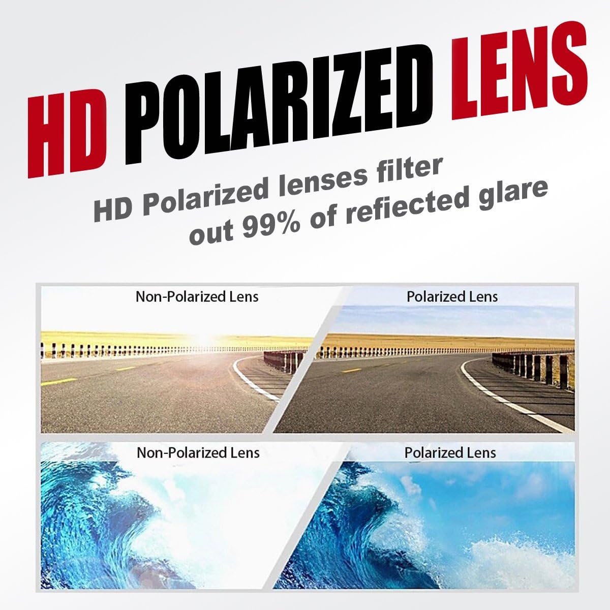 Duduma Polarized Sports Sunglasses for Men Women Baseball Running Cycling Fishing Driving Golf Sunglasses Du645: Clothing
