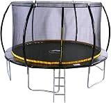 KANGA 12ft Trampoline with Enclosure Ladder and Anchor Kit Curved Shape view 4