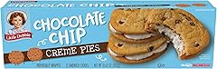 Little Debbie Chocolate Chip Creme Pies, 8 Individually Wrapped Sandwich Cookies, 10.63 OZ Box