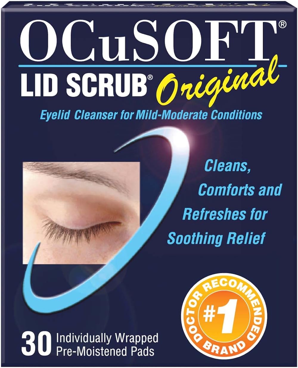 OCuSOFT Lid Scrub Pre-Moistened Pads Original Formula 30 Count