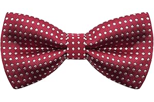 GHTIYLP Bow Ties for Boys Pre-tied Kids Bow Tie Adjustable Polka Dot Bow Tie for Boys Girls Wedding Party Graduation