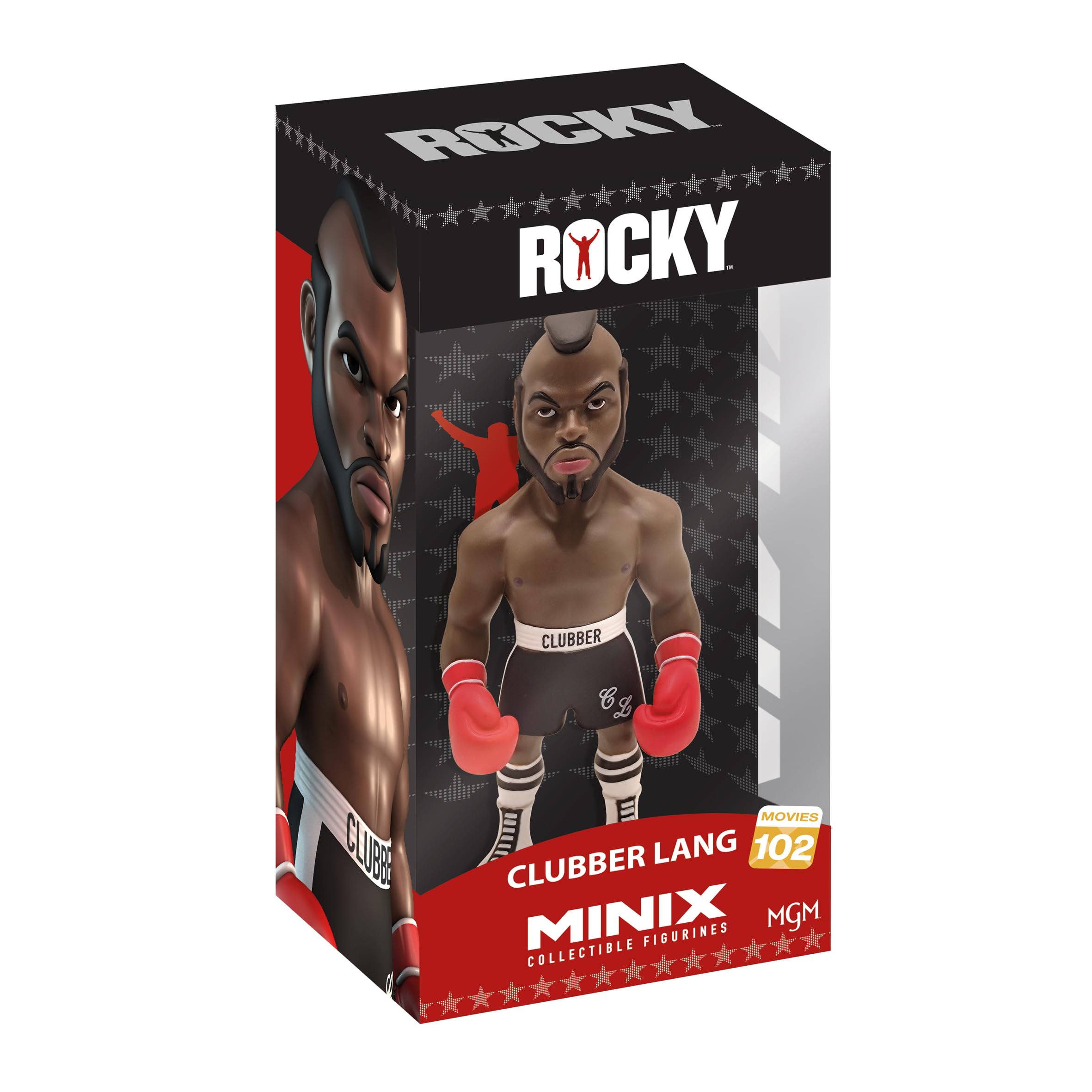 MINIX COLLECTIBLE FIGURINES Bandai Minix Clubber Lang Model | Collectable Clubber Lang Figure From The Rocky Movie| 80s Rocky Merchandise, (MN11681)