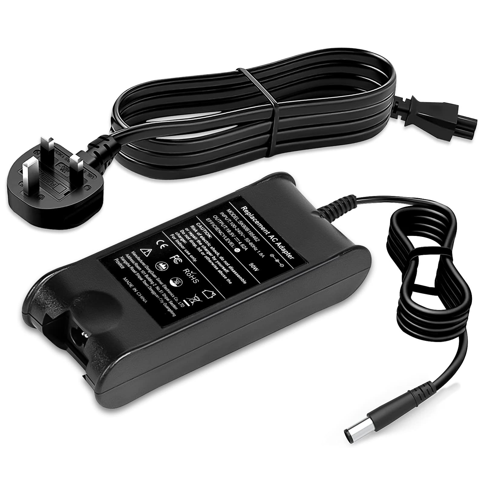 90W Laptop Charger Compatible with Dell Latitude 5510 5410 5310 5510 5410 5310 5511 5411 E6410 E4310 3450 3543 E4300 Inspiron N7110 N4010 N7010 N5110 N5010 1545 Supply Cord