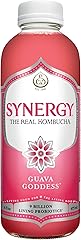 SYNERGY The Real Kombucha - Guava Goddess - 16 fl oz Bottle - Raw Probiotic Drink for Gut Health and Immune Support
