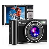 Forc Digital Camera,4K Camara de Fotos with 64GB