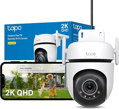 Tapo C520WS 2K 4MP WiFi Outdoor Security Camera Pan Tilt 360 Vision AI