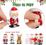 POPOYU 3Pack Christmas Wind Up Toys Funny Jumping Walking Clockwork Kids Party view 3