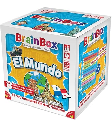 The World Game – Juego De Cartas De Geografía Con 194 Países Y Mapa – Español, +7 Años