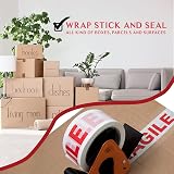 Wolf Tapes Packaging Tape 48mm x 66m Pack of 6 FSC Certified view 6