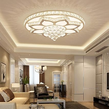 Sxfyhxy Led Deckenleuchte Einfache Moderne Acryl Kronleuchter Dekoration Schones Wohnzimmer Schlafzimmer Hotel Arbeitszimmer Flur Mit Fernbedienung Dimming 50cm Amazon De Beleuchtung