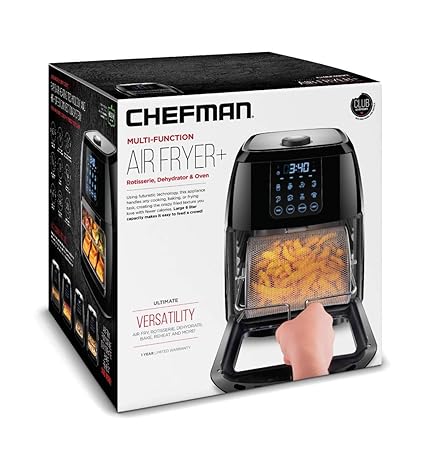 Amazon.com: Chefman - Freidora y asadora de aire digital de ...