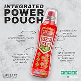 LifeSafe Technologies Small Fire Extinguisher Home Car Kitchen Compact 1kg view 6
