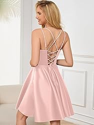 GOOSPRAN Homecoming Dresses for Teens Knee Length