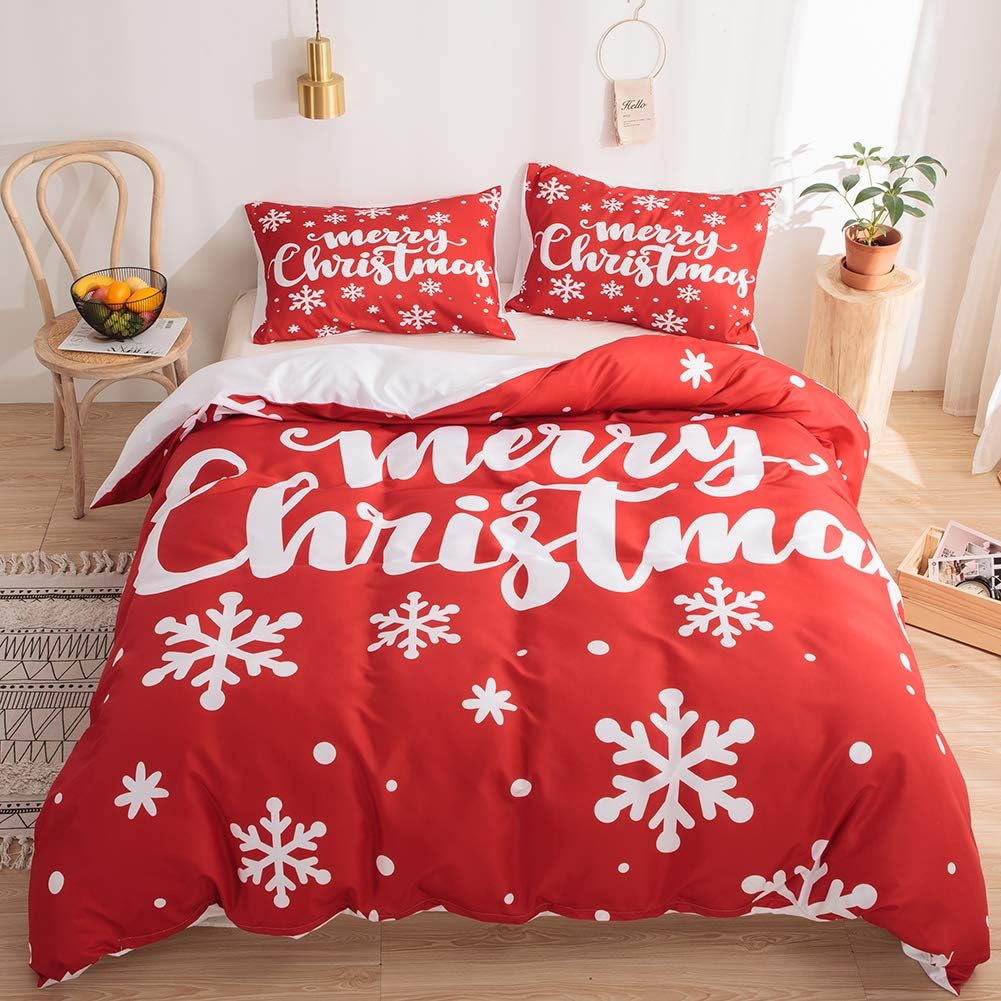 boys christmas bedding