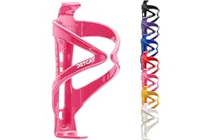 JETCAT Bike Water Bottle Holder – Bike Cup Holder & Bike Water Bottle Cage for Bicycle, MTB, Mountain, Gravel, Road, eBike | Adult/Kids, Carbon Fiber Biking Accessories Pink
