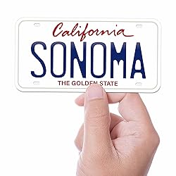 California License Plate Stickers for
