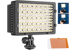 NEEWER® 160 LED CN-160 Dimmable Ultra High Power Panel Digital Camera / Camcorder Video Light, LED Light compatible with Canon, Nikon, Pentax, Panasonic,SONY, Samsung and Olympus Digital SLR Cameras