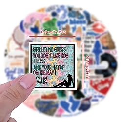 LTZSTONE Megan Moroney Stickers 55pcs Decals for