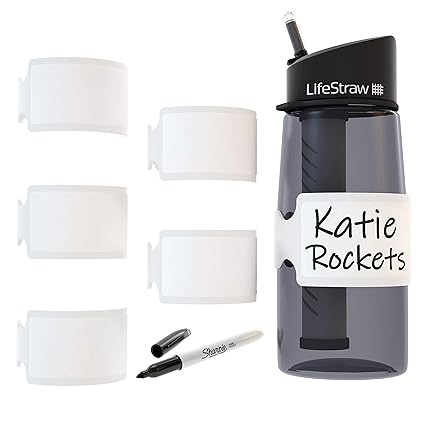 Amazon.com : Permanent Write-on Labels for Bottles/Sippy Cups/Food Containers 6pcs (White) : Baby