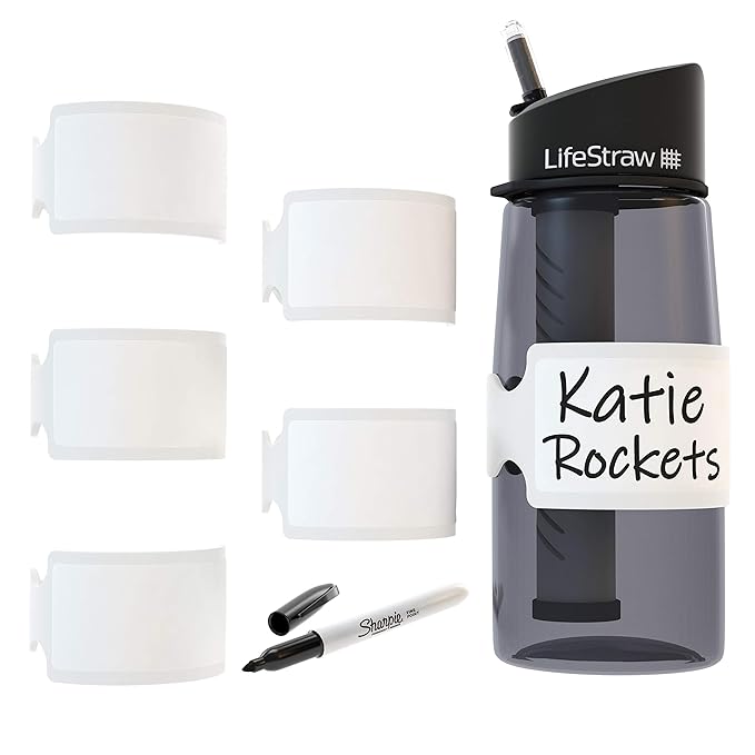 Amazon.com : Permanent Write-on Labels for Bottles/Sippy Cups/Food Containers 6pcs (White) : Baby