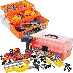caja de herramientas de juguete