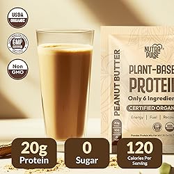 NUTRAPULSE Peanut Butter Vegan Protein Powder