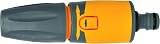 Hozelock Hose Nozzle Plus Grey Yellow Adjustable Spray with Connector view 1