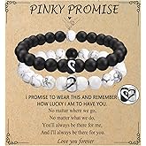 OAVOOK Matching Bracelets for Couples Gifts for His And Her Long Distance Relationship Bracelets Birthday Anniversary Christmas Gifts for Men, Women, Boyfriend, Girlfriend, Bf Gf