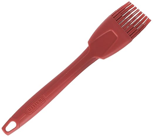 KAISER Brat- und Backpinsel breit 4,2 cm KAISERflex Red 100% lebensmittelechtes Silikon mit Metallkern spülmaschinengeeignet 