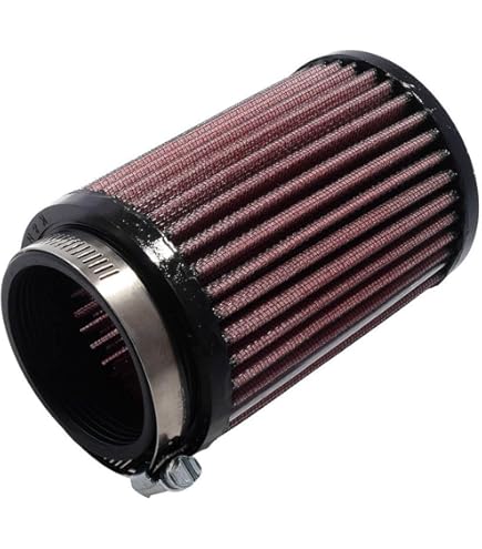 K&N Universal Clamp-On Air Intake Filter: High Performance Premium Washable Replacement Air Filter Flange Diameter 2 875 In Filter Height 6 In Flange L 0 625 In Shape Round Ru 1620 Black - View #3
