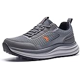 Men's Orthopedic Waterproof Trail Running Shoes: Comfortable Arch Support Plantar Fasciitis Cross Training Athletic Sneakers, Orthotic Flat Feet Hiking Tennis Walking Sports Shoes for Foot Heel Pain