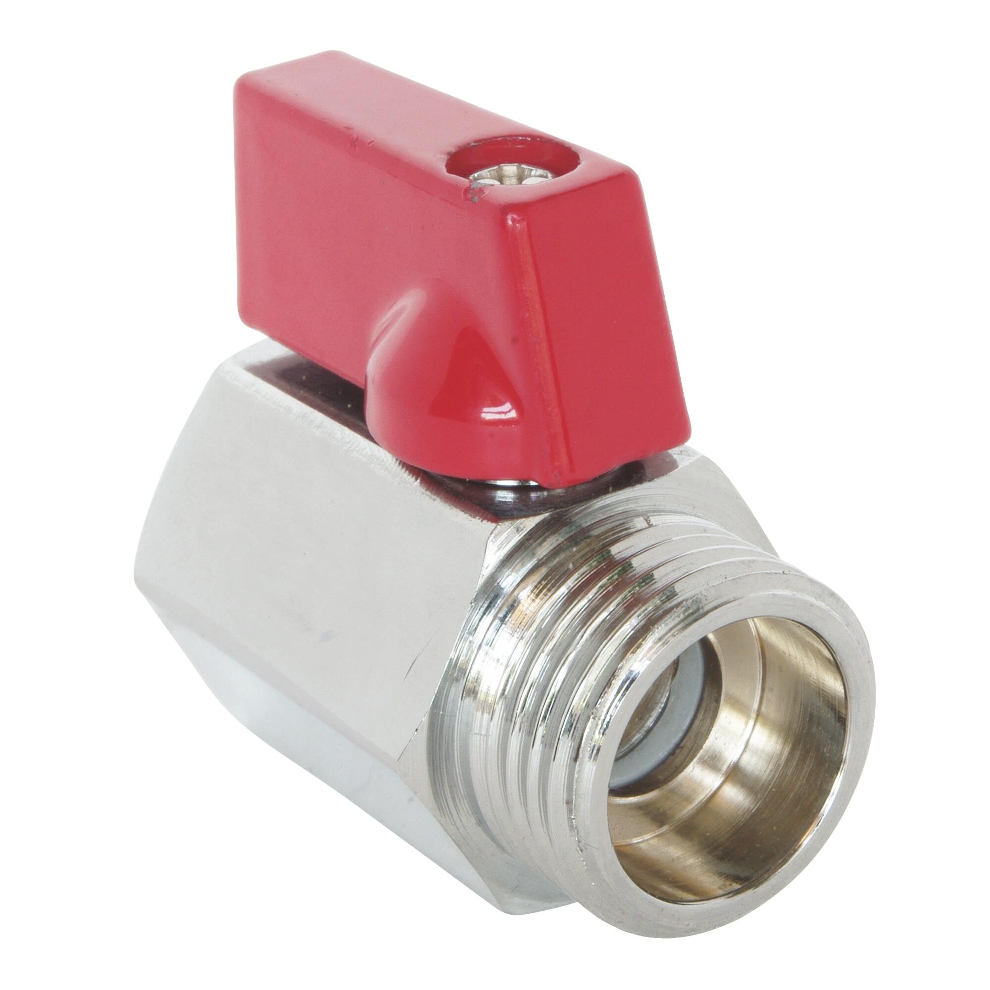SOMATHERM FOR YOU - Mini Valve Chrome-Plated Brass 1/4 Turn - Full Passage Ø40 - MF-15/21