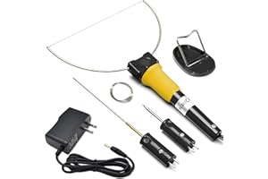Perfect Mini Electric Hot Foam Cutter 3 in 1 Kit - Guritta Hot Wire Styrofoam Cutting Knife, Heated Foam Carving Sculpting Tool, 100-240V Stainless Steel Wire Bowl Cutting Pen Engraver Tips